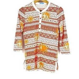 J Mclaughlin Top Sun Print Catalina